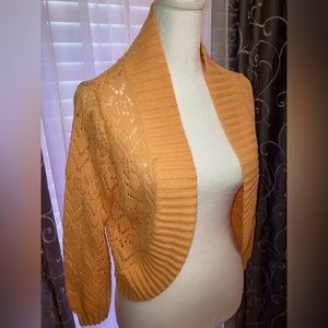 White Stag Orange Cardigan Size Sm 4/6